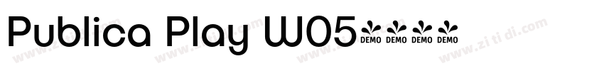 Publica Play W05字体转换